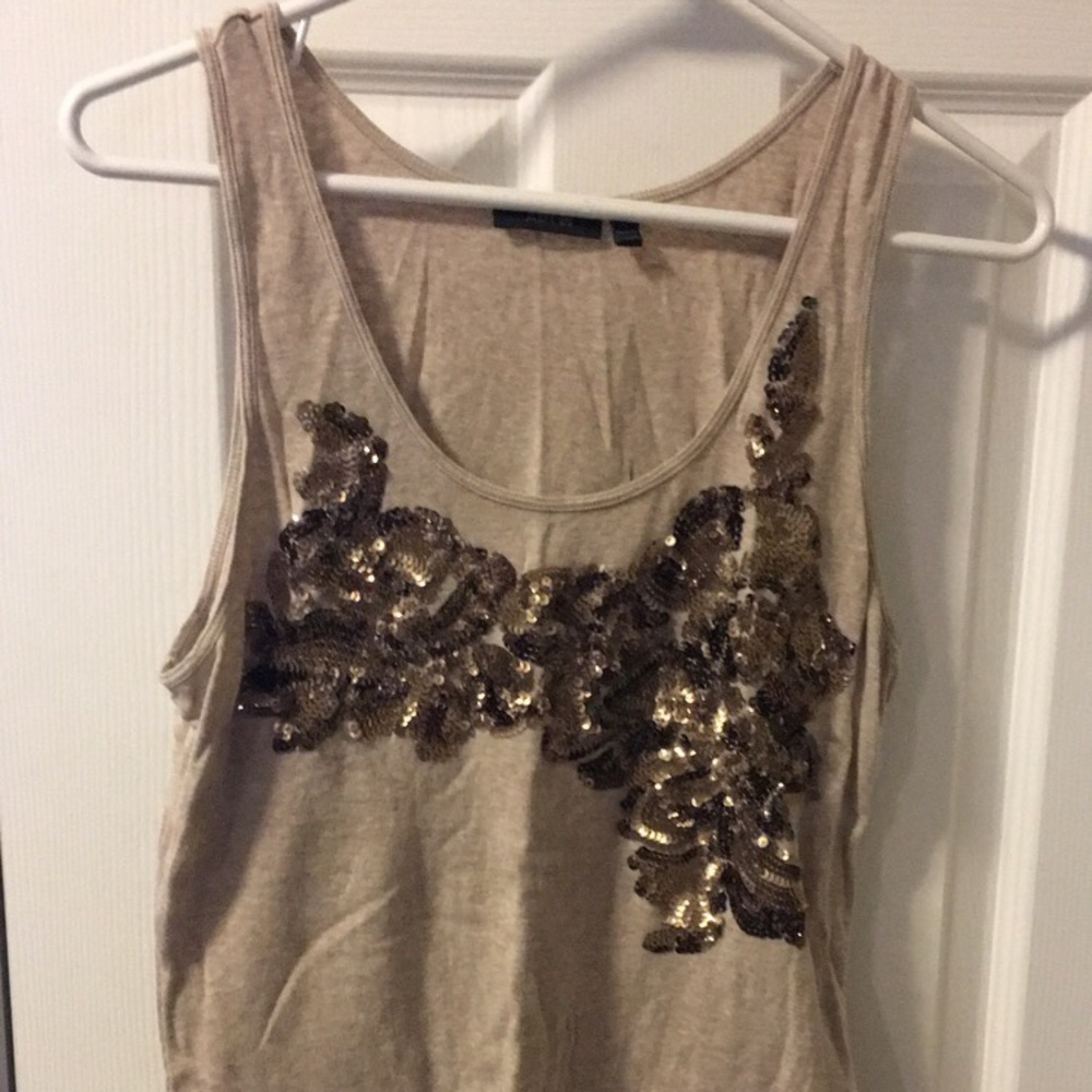 Cute sequin tank